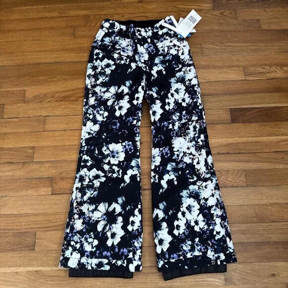 ROXY Girls' BACKYARD Printed Snow Pants KVJ1 Size 12/L - Picture 1 of 7